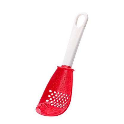 Versatile Kitchen Spoon with Strainer & Grater | Cook, Drain, Mash & Stir | Heat-Resistant, Buy One Get One Free