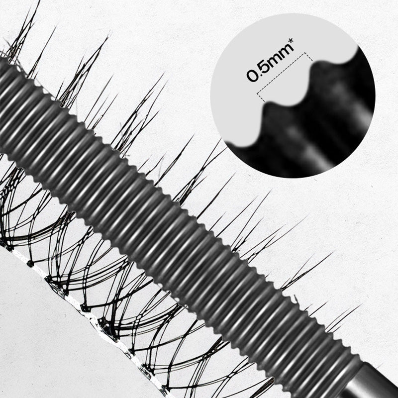 Waterproof Long-Lasting 3D Curling Metal Roller Mascara