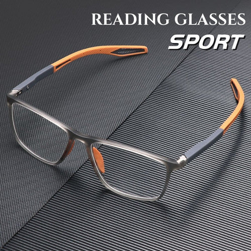 Men's Sports Glasses with Lightweight Blue Light Blocking Lenses for Presbyopia
