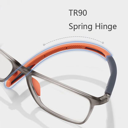 Men's Sports Glasses with Lightweight Blue Light Blocking Lenses for Presbyopia