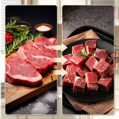 Dual-Function Stainless Steel Meat Tenderizer