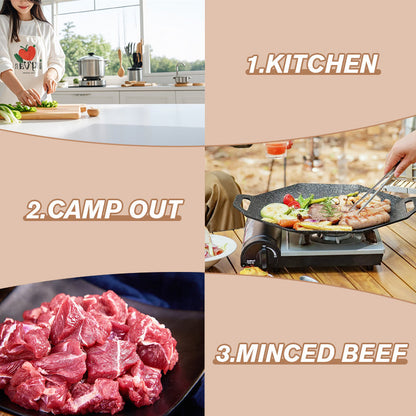 Dual-Function Stainless Steel Meat Tenderizer