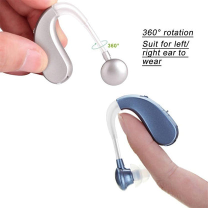 Bluetooth Hearing Aid Headphones for Seniors – USB Rechargeable