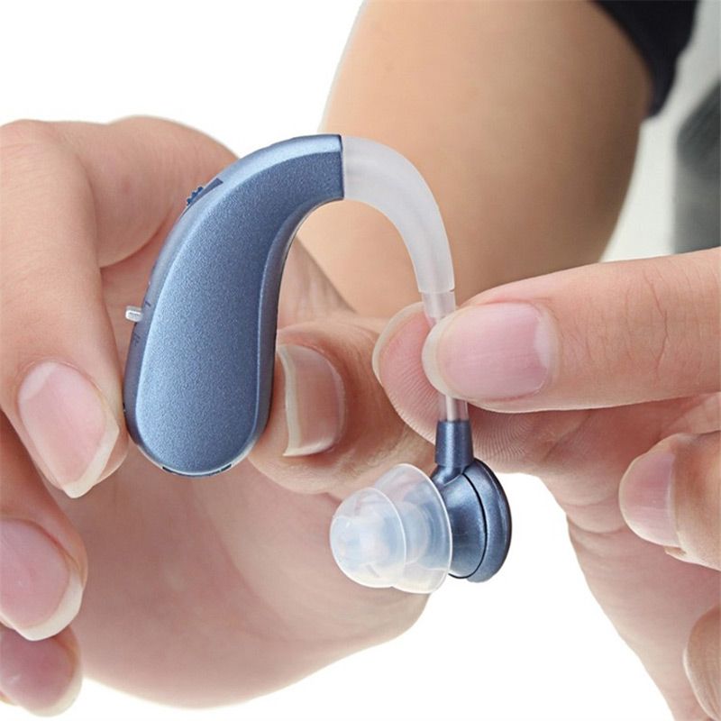 Bluetooth Hearing Aid Headphones for Seniors – USB Rechargeable