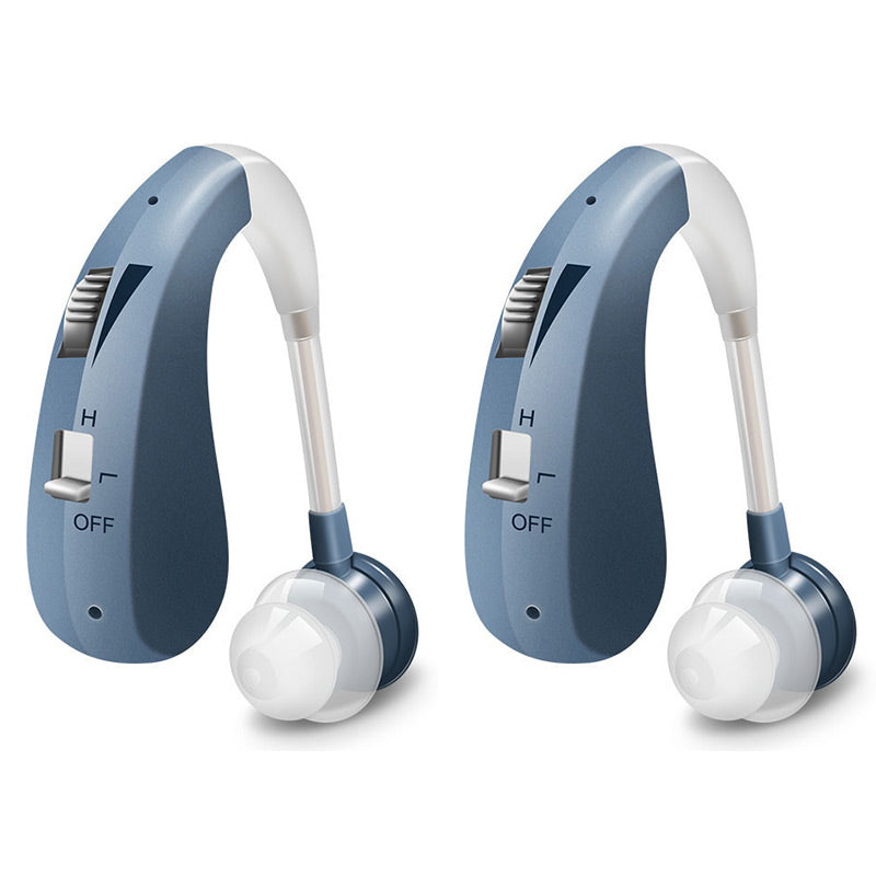 Bluetooth Hearing Aid Headphones for Seniors – USB Rechargeable