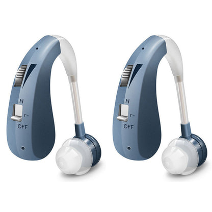 Bluetooth Hearing Aid Headphones for Seniors – USB Rechargeable