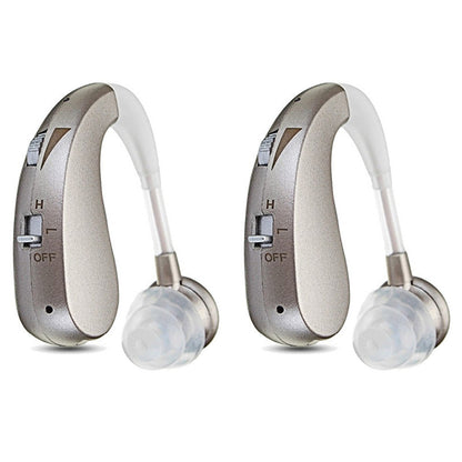 Bluetooth Hearing Aid Headphones for Seniors – USB Rechargeable