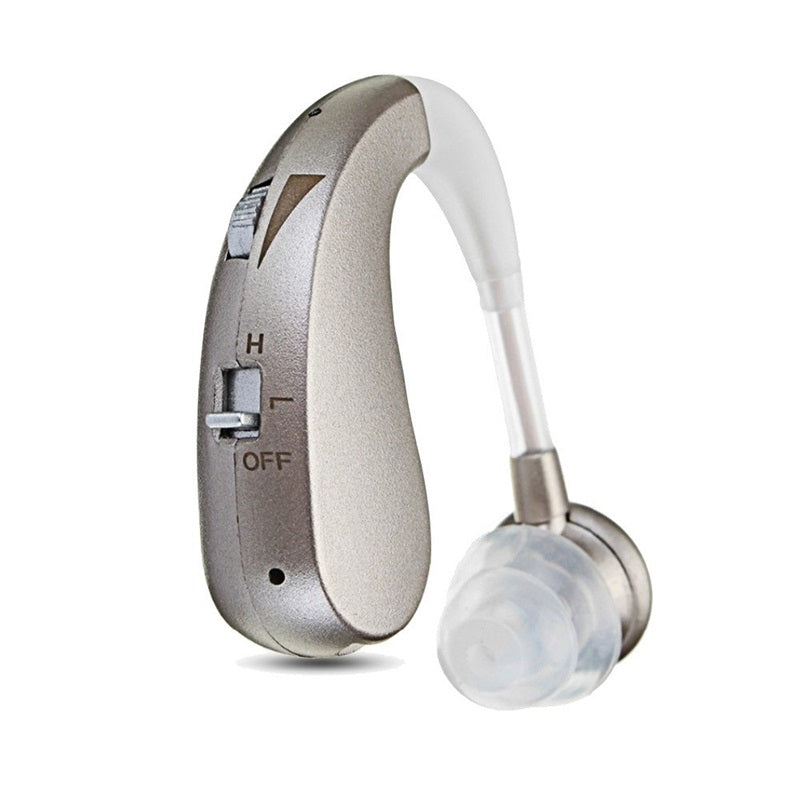 Bluetooth Hearing Aid Headphones for Seniors – USB Rechargeable
