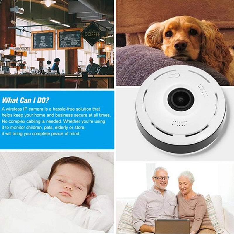 Indoor Security Camera with 360° Wireless Functionality