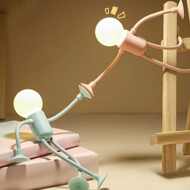 Flexible Desk Lamp with Suction Cup Versatility