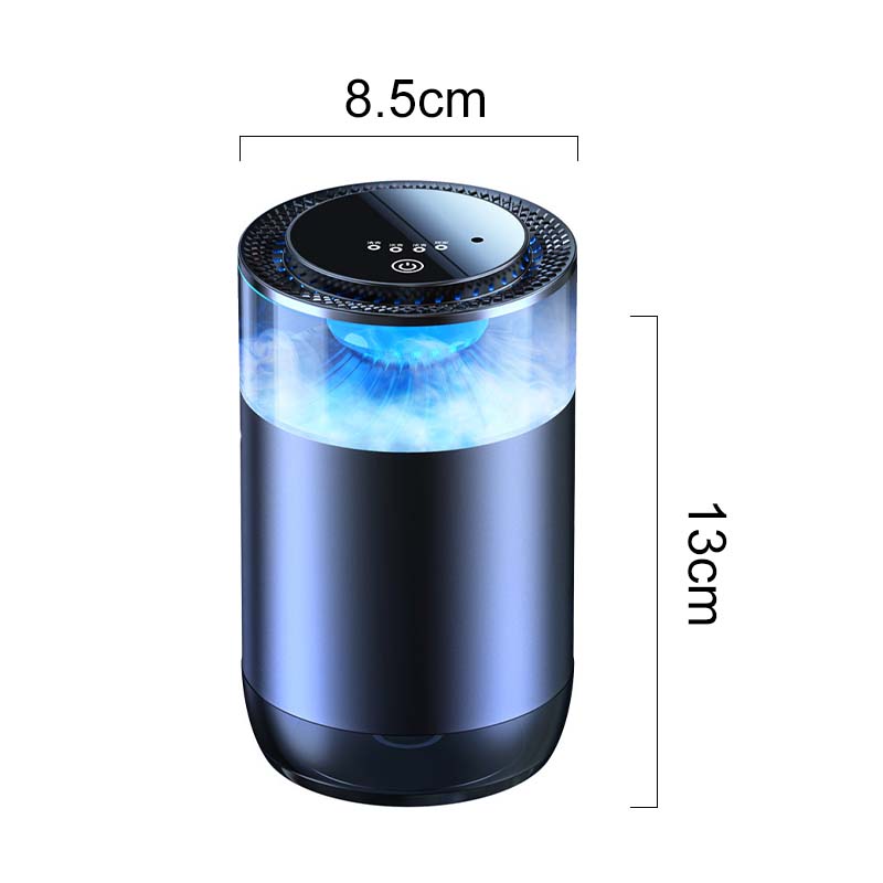 Car Air Freshener with Natural Scent and Ultrasonic Diffusion