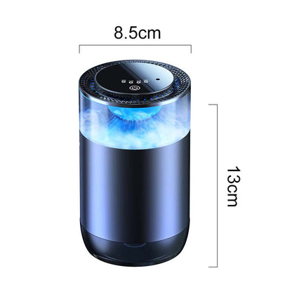 Car Air Freshener with Natural Scent and Ultrasonic Diffusion