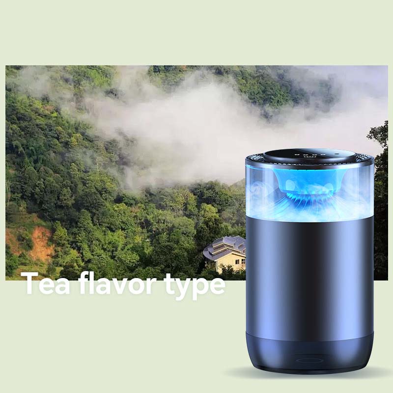 Car Air Freshener with Natural Scent and Ultrasonic Diffusion