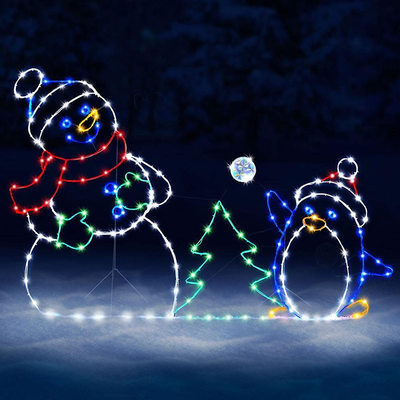 Glowing Winter Wonder – Fun with Moving Snowball