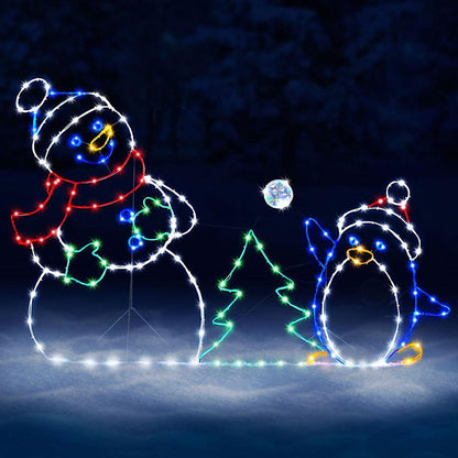 Glowing Winter Wonder – Fun with Moving Snowball