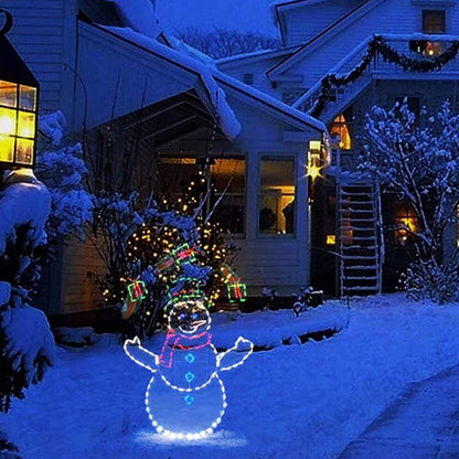 Glowing Winter Wonder – Fun with Moving Snowball