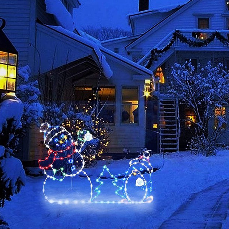 Glowing Winter Wonder – Fun with Moving Snowball