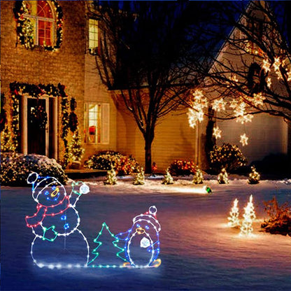 Glowing Winter Wonder – Fun with Moving Snowball