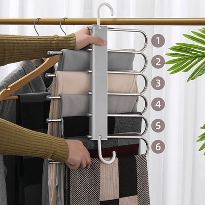 Space-Saving Multifunctional Trouser Hanger | Organize Smartly