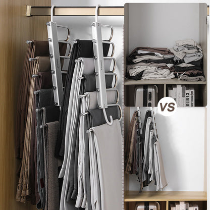 Space-Saving Multifunctional Trouser Hanger | Organize Smartly