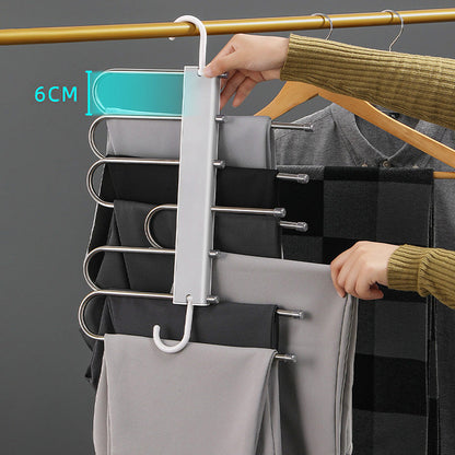 Space-Saving Multifunctional Trouser Hanger | Organize Smartly