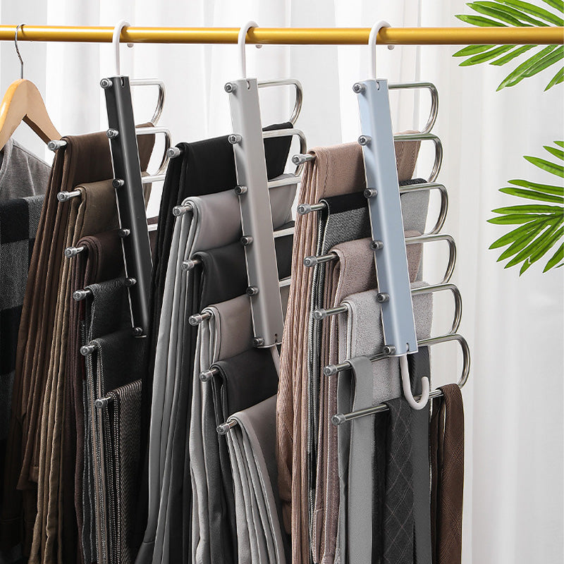 Space-Saving Multifunctional Trouser Hanger | Organize Smartly