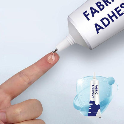 Clear & Waterproof Fabric Adhesive | Flexible Glue for Textiles