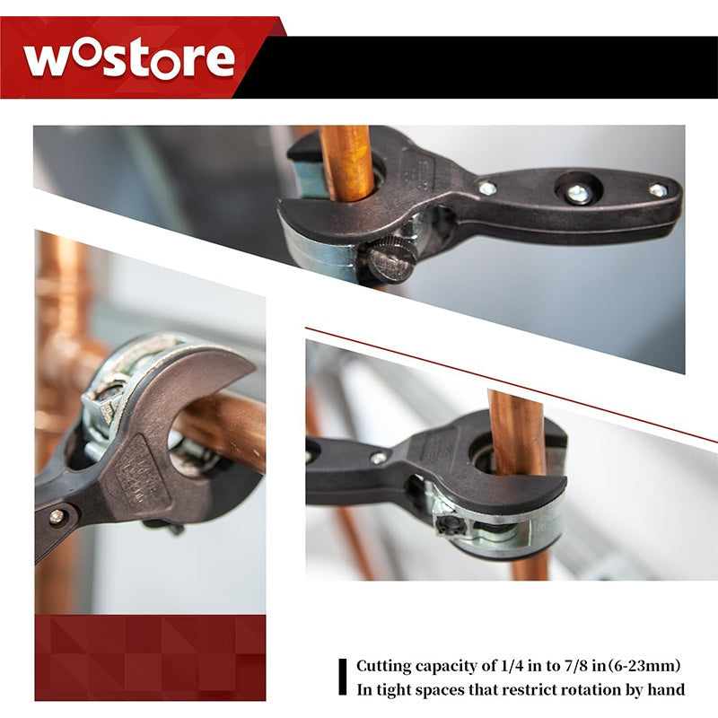 Precision Pipe Cutter Set | 3-Piece Tool for Metal & Plastic