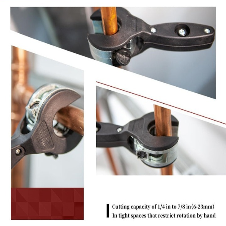 Pipe Cutter with Ratchet Mechanism
