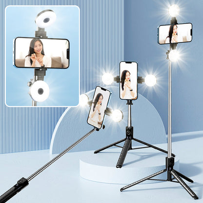 Selfie Tripod with Integrated LED Light for Stunning Photos