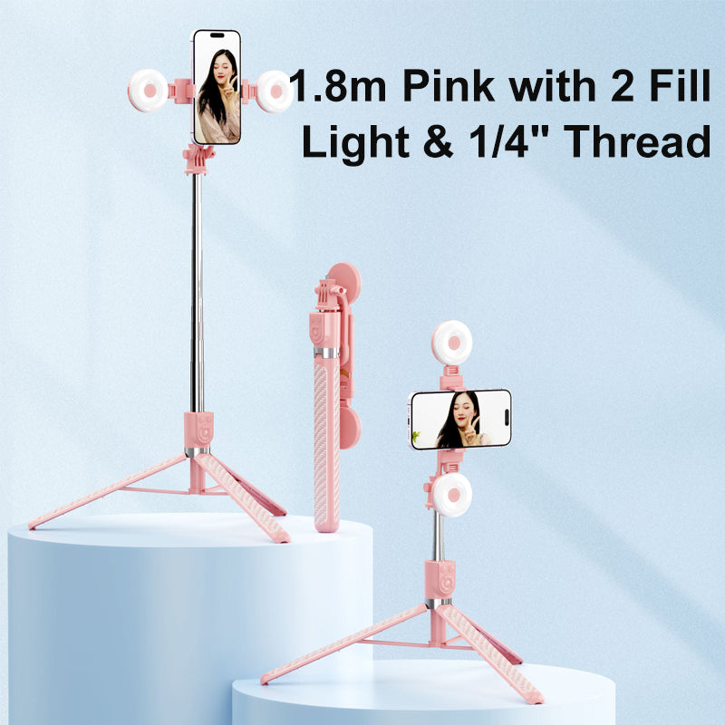 Selfie Tripod with Integrated LED Light for Stunning Photos