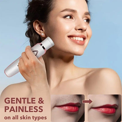 Wireless 4-in-1 Women's Grooming Device with 90 Min Runtime