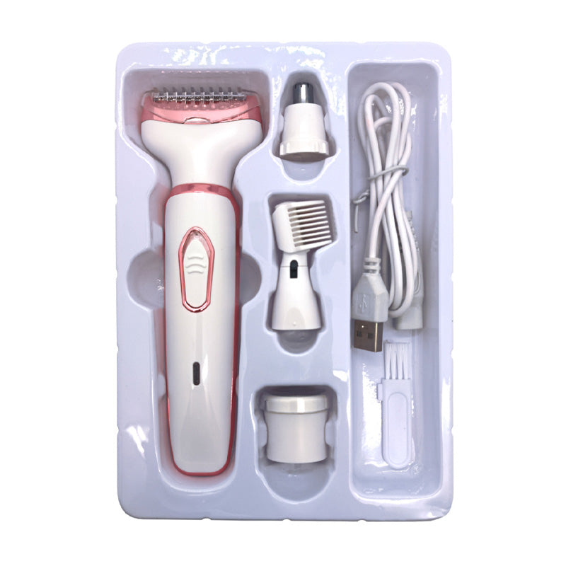 Wireless 4-in-1 Women's Grooming Device with 90 Min Runtime