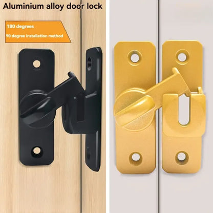 Durable Stainless Steel Slide Bolt | 90° Lock for Doors & Windows