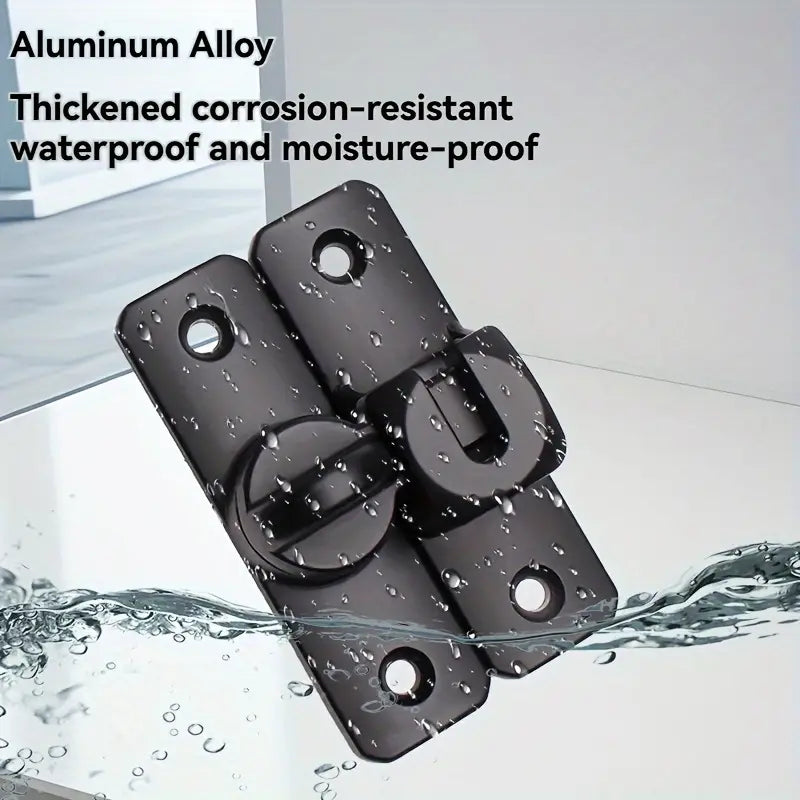 Durable Stainless Steel Slide Bolt | 90° Lock for Doors & Windows