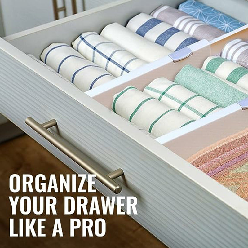 Organizer for Drawers with Adjustable Dividers