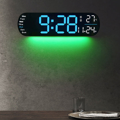 LED Digital Wall Clock – Multifunctional Decorative Timepiece
