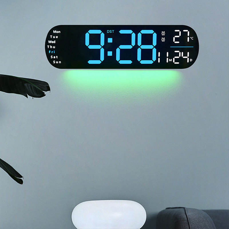 LED Digital Wall Clock – Multifunctional Decorative Timepiece