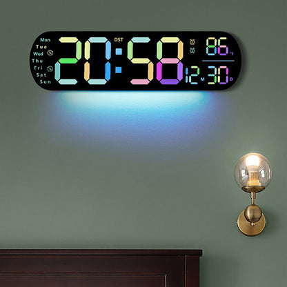 LED Digital Wall Clock – Multifunctional Decorative Timepiece