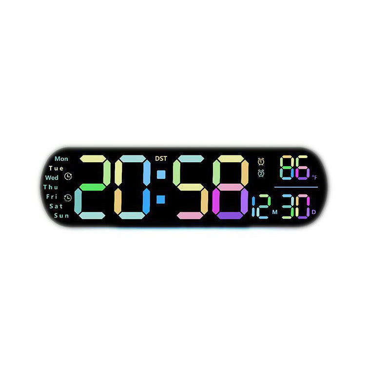 LED Digital Wall Clock – Multifunctional Decorative Timepiece
