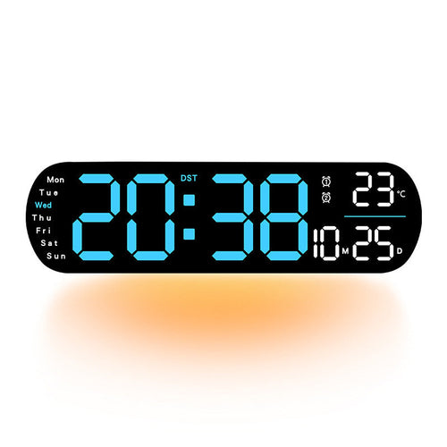 LED Digital Wall Clock – Multifunctional Decorative Timepiece