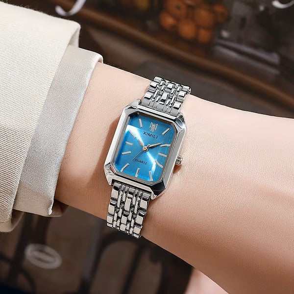 Elegant Rectangular Quartz Watch for Women