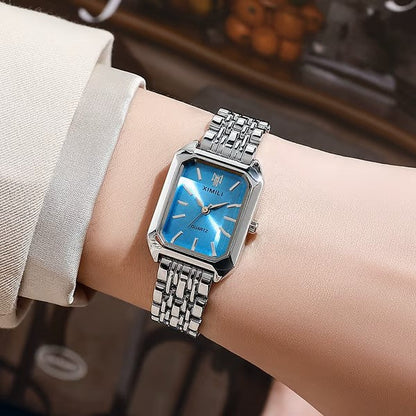 Elegant Rectangular Quartz Watch for Women