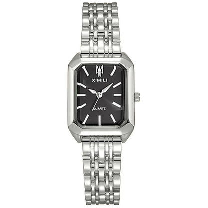 Elegant Rectangular Quartz Watch for Women