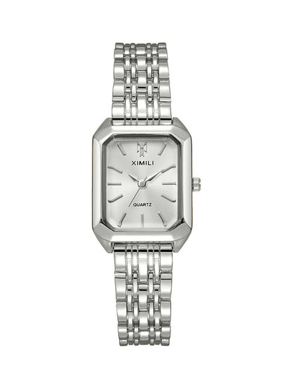 Elegant Rectangular Quartz Watch for Women