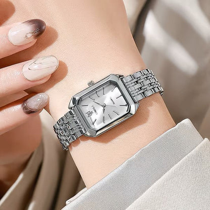 Elegant Rectangular Quartz Watch for Women