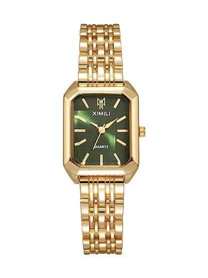 Elegant Rectangular Quartz Watch for Women