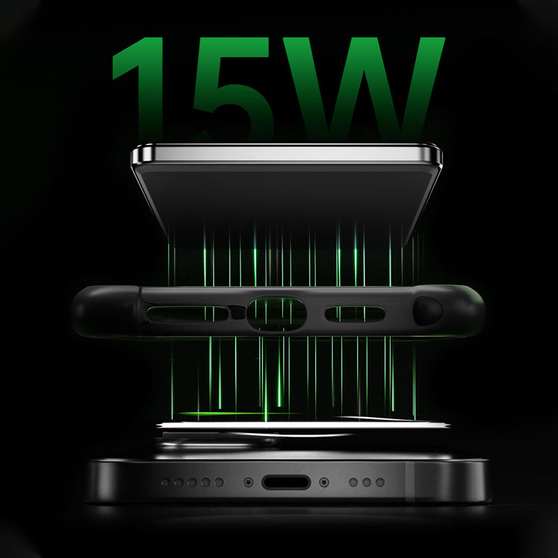 Dual-Mode Magnetic Power Bank with Built-in Stand for Convenient Charging