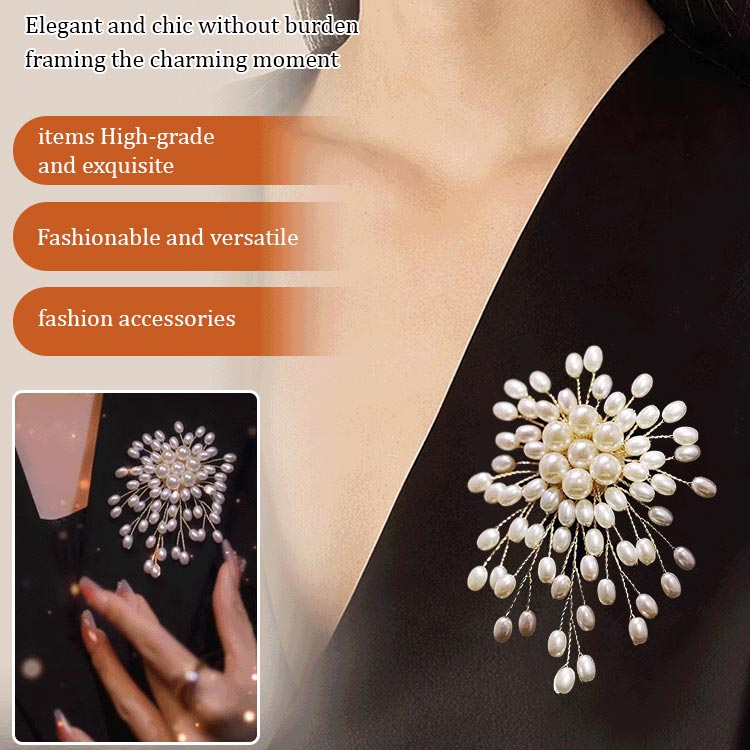 Buy One Get One Free Handmade Pearl Brooch for Women – Elegant Design