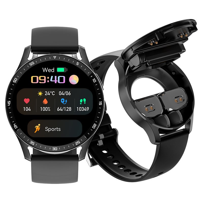Smartwatch with Built-in Headphones – 2-in-1 Device